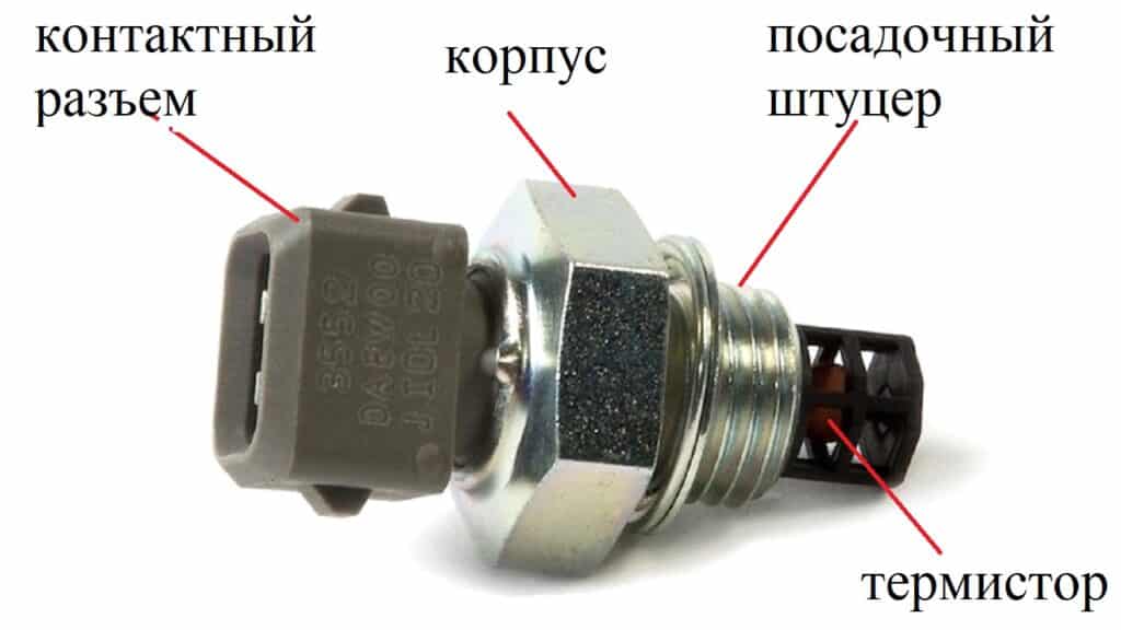 Датчик температуры всасываемого воздуха: проверка, устройство